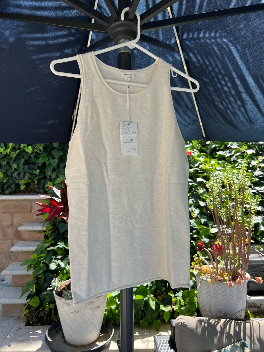 Splendid x Cella Jane Blog Crewneck Sweater Tank – Snow (SNO) – Size M – NWT